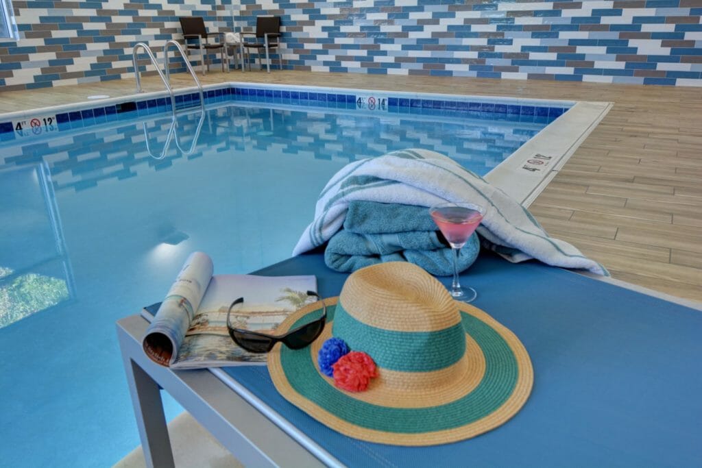 Homewood Suites pool in Lynchubrg Virginia