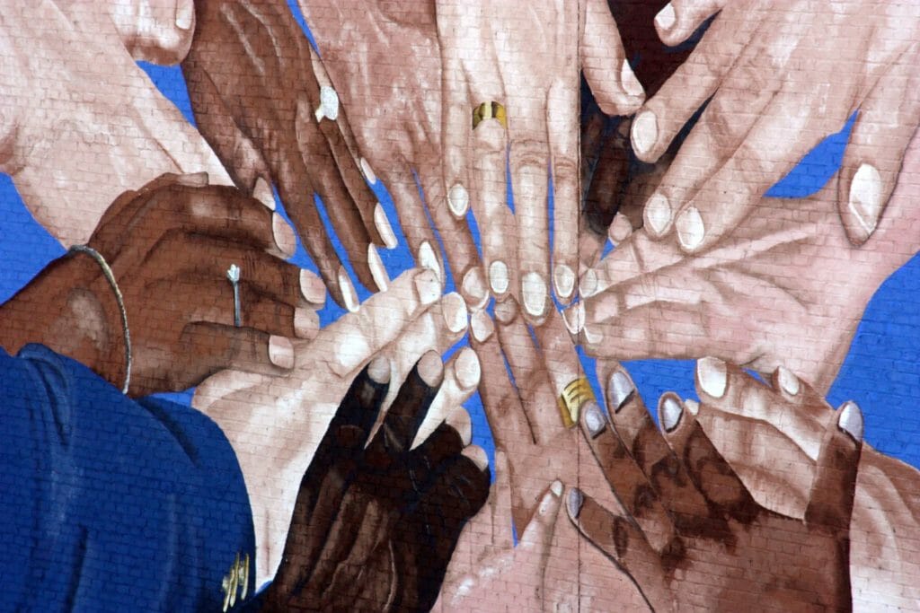 Working Together mural Lynchburg, Virginia