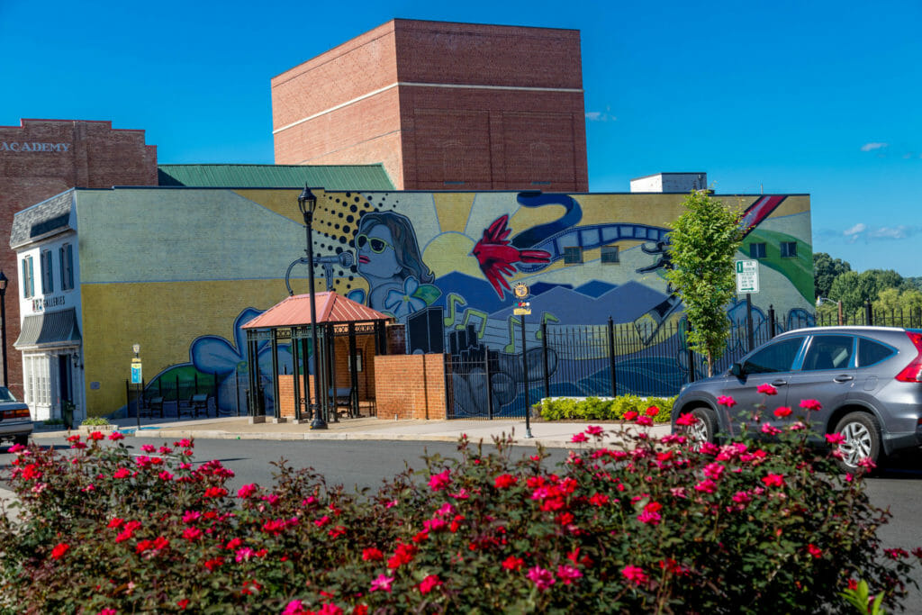 Downtown mural in Lynchburg, Virginia