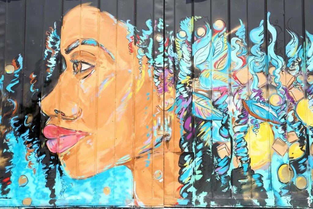 "Make Waves" Black Girl Magic Mural