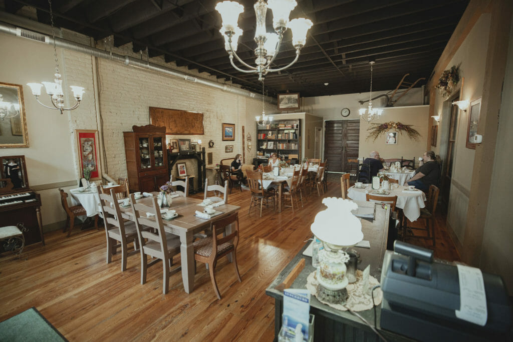 Ploughcroft Tea Room interior