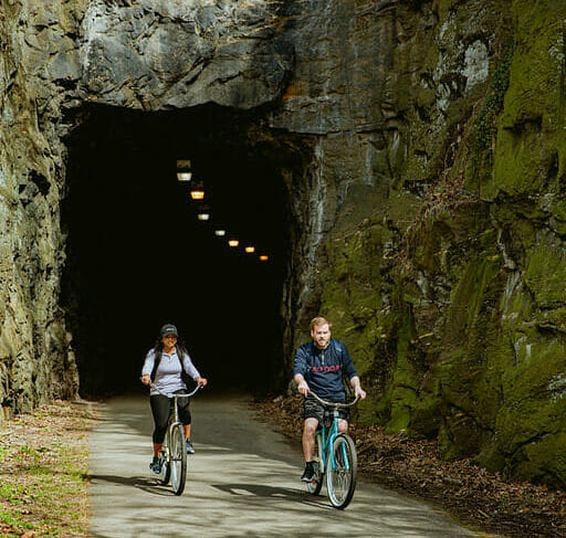 Biking on Blackwater Creek Trail