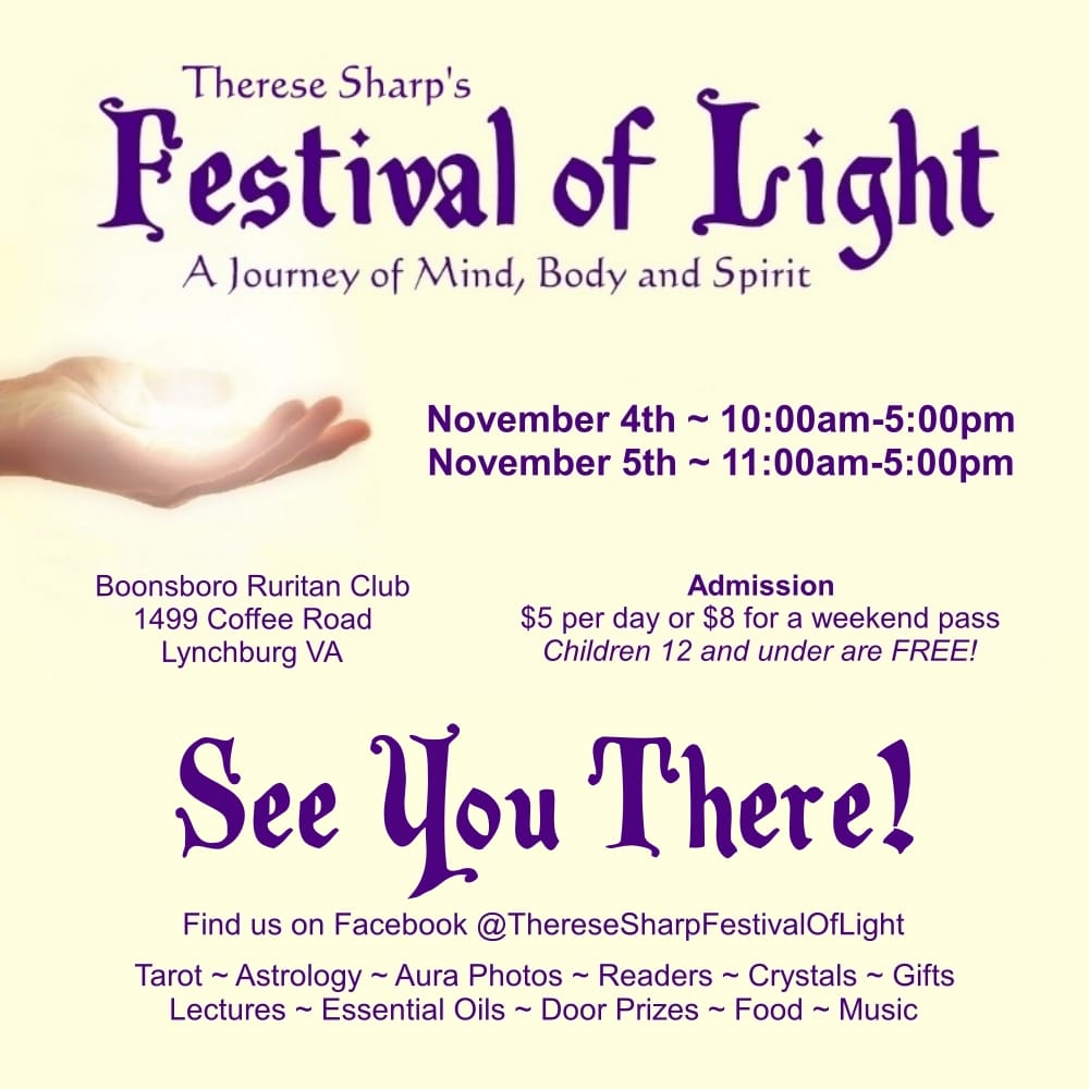 15th annual Therese Sharp's Festival of Light LYH Lynchburg Tourism
