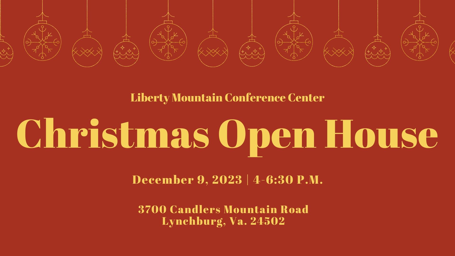 Liberty Mountain Conference Center Christmas Open House - LYH – Lynchburg  Tourism
