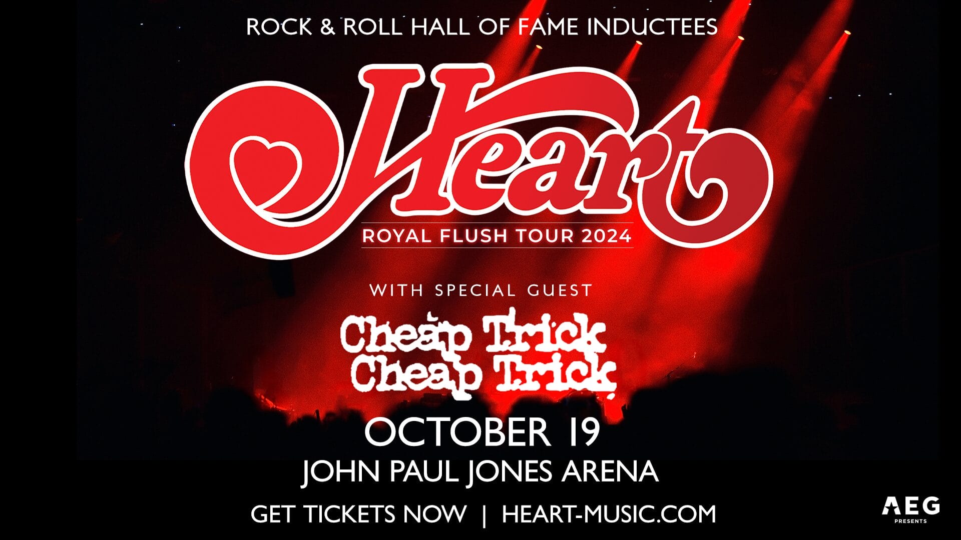 Heart Royal Flush Tour LYH Lynchburg Tourism