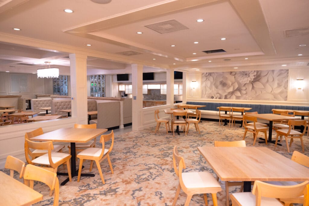 Interior of Tori Blue