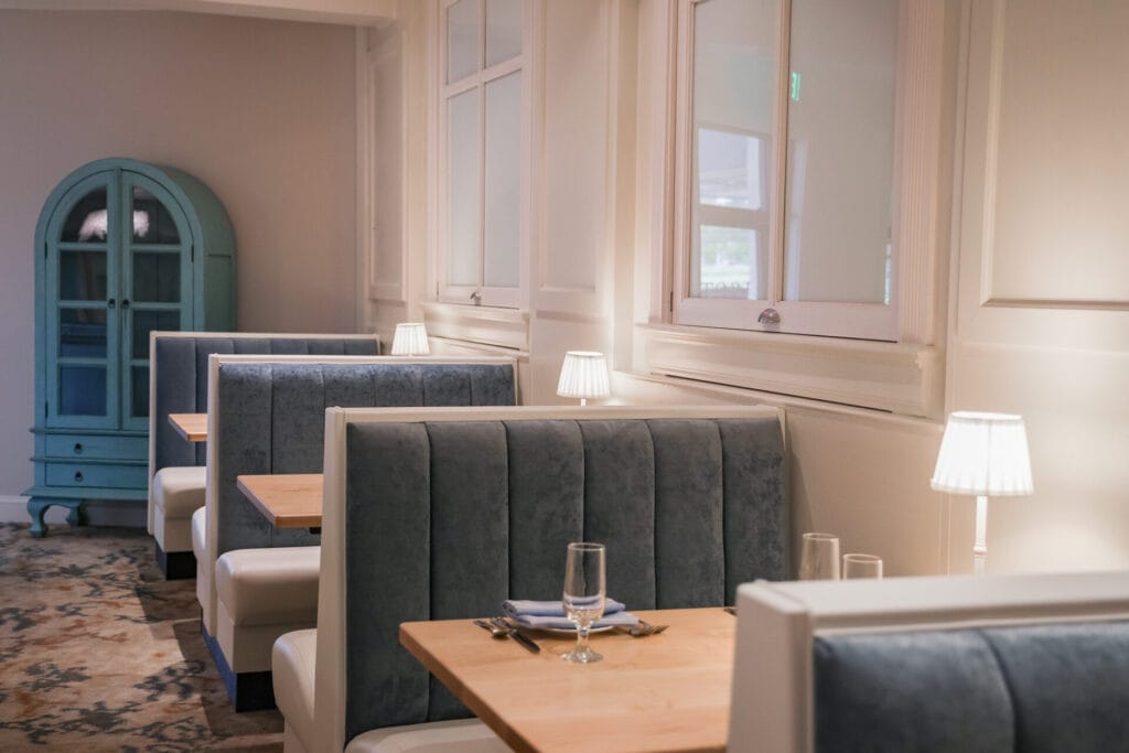 Interior of Tori Blue