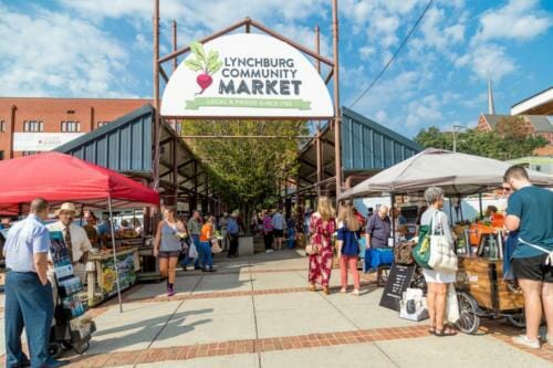 Lynchburg Community Market - 3rd oldest continually run farmers market in the country - Credit City of Lynchburg, Virginia