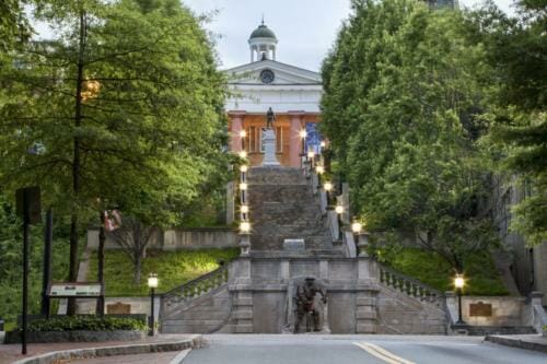 Monument Terrace and the Lynchburg Museum in the Old Court House in Lynchburg, Virginia - Credit City of Lynchburg, Virginia