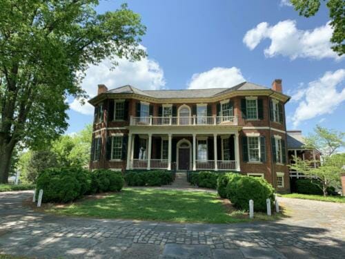 Legends of duels fought for honor gave this remarkable landmark its name. Point of Honor is an elegant Federal style home built in 1815 by Dr. George Cabell.Credit: Visit Lynchburg